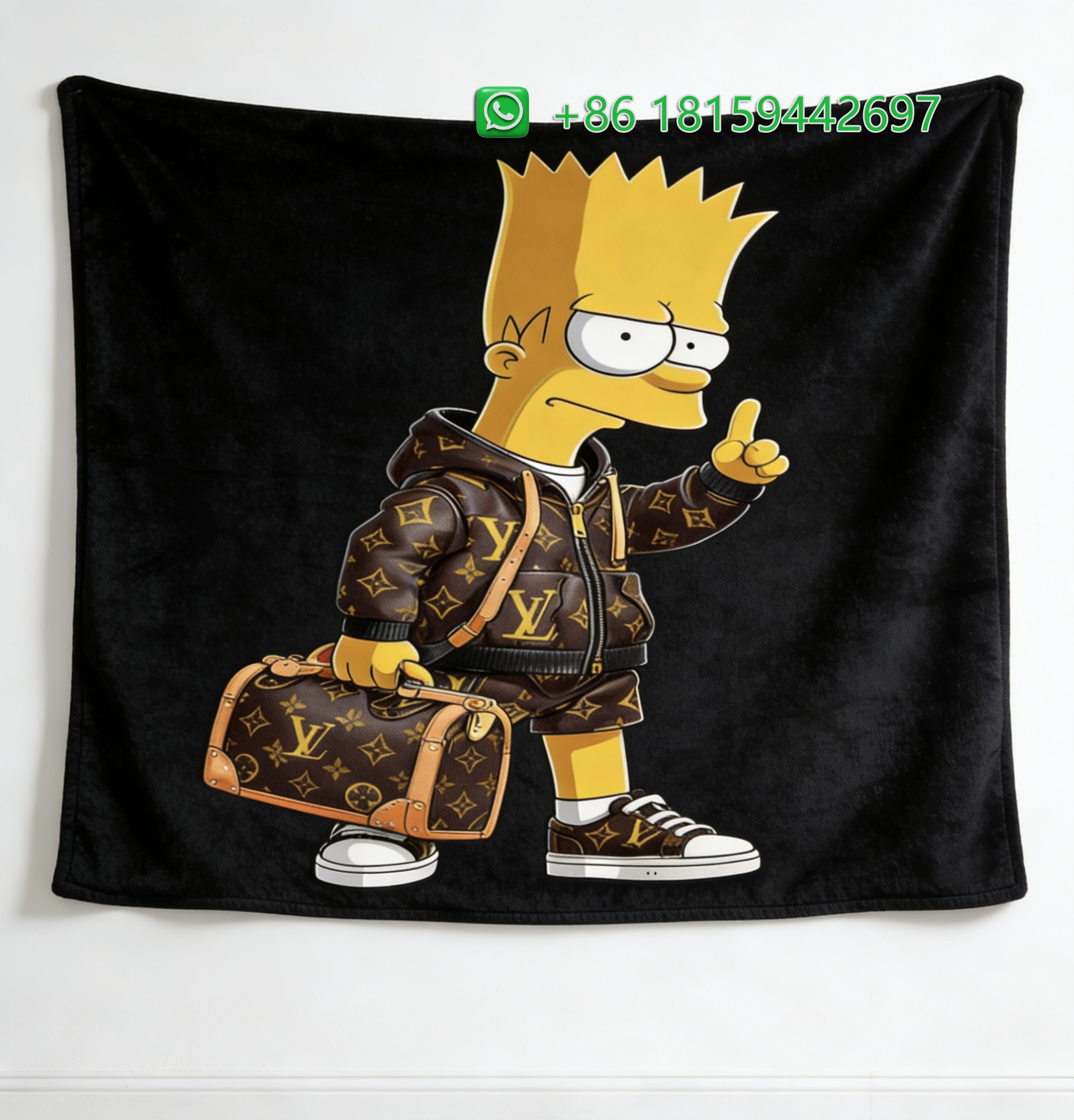 Louis Vuitton Throw Blankets